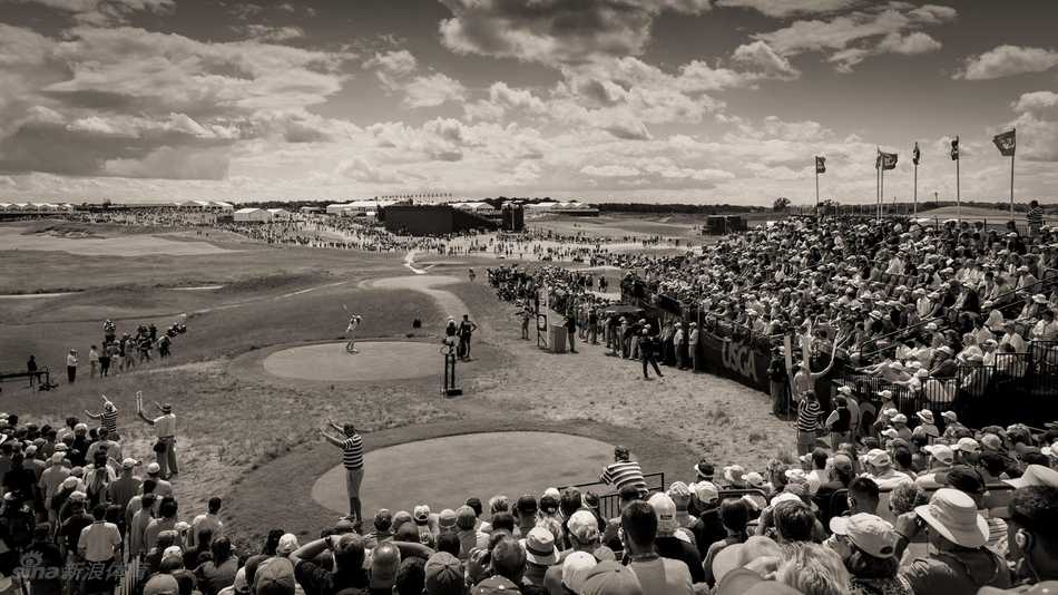 科普卡美国公开赛问鼎 大满贯终圆梦 科普卡在决赛轮第一洞果岭旁,目光锐利地凝视前方,开启了属于他的冠军征程。